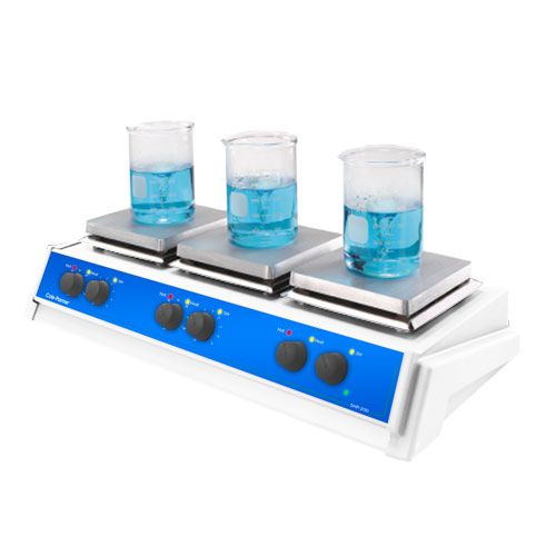 Agitateur magnétique chauffant 3 postes SHP-200, COLE-PARMER®