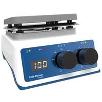 Agitateurs magnétiques chauffants SHP-200D-C et SHP-200D-S, affichage numérique, COLE-PARMER®