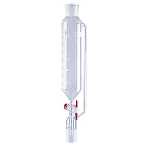 Ampoule à addition isobare court, robinet PTFE