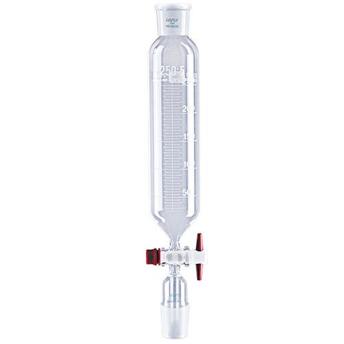 Ampoule à addition rodée, robinet PTFE