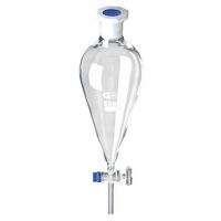 Ampoule à décanter conique type SQUIBB avec robinet en verre, GLASSCO®