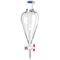 Ampoule à décanter conique type SQUIBB avec robinet PTFE, LAB-ONLINE®