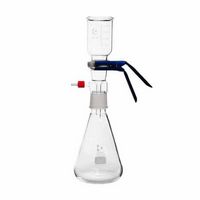 Appareil de filtration complet avec flacon, insert en PTFE et bague, DURAN®