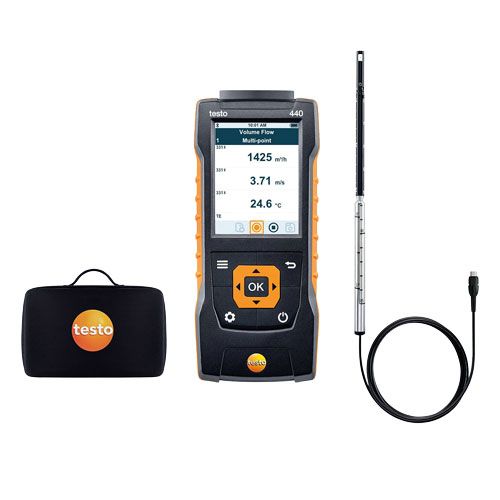 Appareil multifonctions avec fil chaude erf sonde de T° intégré  pour les mesures d'air, TESTO®