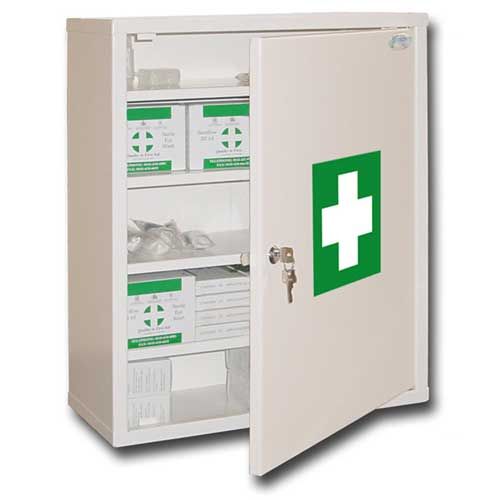 Armoire à pharmacie murale, 4 tablettes, TRIONYX®