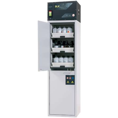 Armoire acides/bases haute SLX-CLASSIC,ASECOS®, avec système de ventilation/filtration intégré