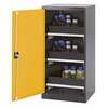 Armoire CS-CLASSIC, portes pleines, H=1105mm, L=545 mm, 3 étagères coulissantes, 1 bac étanche PE