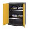 Armoire CS-CLASSIC, portes pleines, H=1105mm, L=810 mm, 2 étagères coulissante, 1 bac, 1 caillebotis