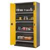 Armoire CS-CLASSIC, portes pliable,H=1950mm, L=1055 mm, 4 étagères coulissantes, 1 bac de rentention