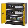 Armoire CS-CLASSIC, portes pliables, H=1105mm, L=1055 mm, 3 étagères coulissantes, 1 bac étanche PE