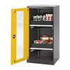 Armoire CS-CLASSIC, portes vitrées, H=1105mm, L=545 mm, 2 étagères coulissante, 1 bac, 1 caillebotis