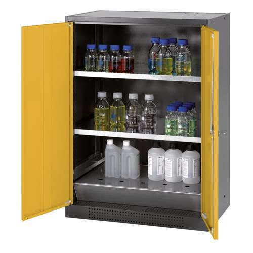 Armoire de sécurité pour produits chimiques, CS-CLASSIC (1105 x 810mm), portes pleines, ASECOS®