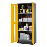 Armoire de sécurité pour produits chimiques CS-CLASSIC (1950 x 810 mm), portes vitrées, ASECOS®