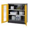 Armoire de sécurité pour produits chimiques CS-CLASSIC (1105 x 1055 mm), portes vitrées, ASECOS®