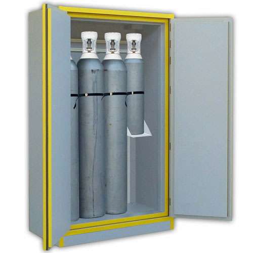 Armoire de sécurité pour stockage de bouteilles de gaz 7630BG, TRIONYX®, 30 minutes