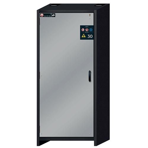 Armoire de sécurité Q-CLASSIC-30, ASECOS®, 1 porte argentée