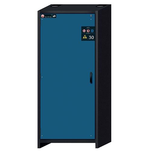 Armoire de sécurité Q-CLASSIC-30, ASECOS®, 1 porte bleue