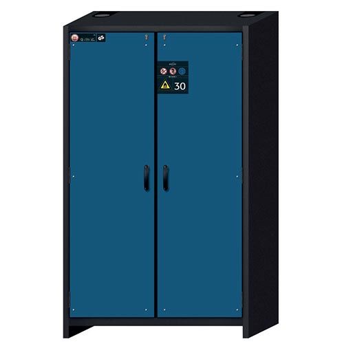 Armoire de sécurité Q-CLASSIC-30, ASECOS®, 2 portes bleues