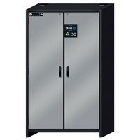Armoire de sécurité Q-CLASSIC-30, ASECOS®, 2 portes argentées
