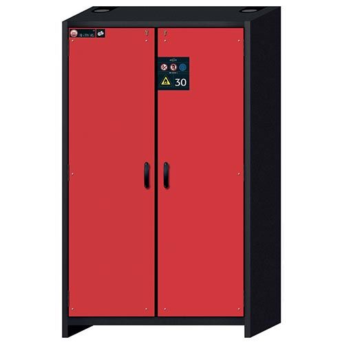 Armoire de sécurité Q-CLASSIC-30, ASECOS®, 2 portes rouges