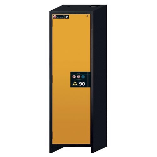 Armoire de sécurité Q-CLASSIC-90, ASECOS®, 1 porte jaune