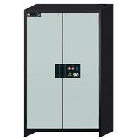 Armoire de sécurité Q-CLASSIC-90, ASECOS®, 2 portes grises