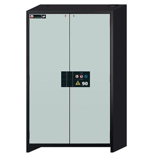 Armoire de sécurité Q-CLASSIC-90, ASECOS®, 2 portes grises