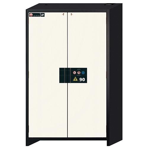 Armoire de sécurité Q-CLASSIC-90, ASECOS®, 2 portes blanches