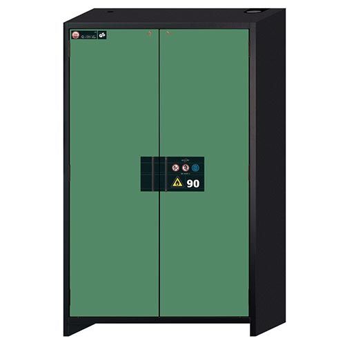 Armoire de sécurité Q-CLASSIC-90, ASECOS®, 2 portes vertes