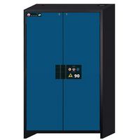 Armoire de sécurité Q-CLASSIC-90, ASECOS®, 2 portes bleues