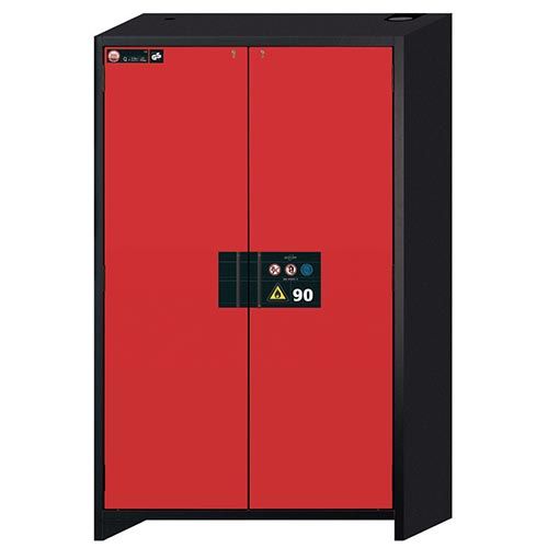 Armoire de sécurité Q-CLASSIC-90, ASECOS®, 2 portes rouges