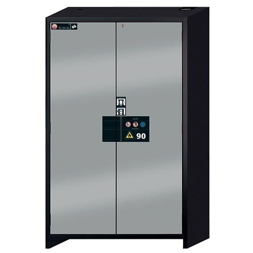 Armoire de sécurité Q-PEGASUS-90, ASECOS®, 2 portes argent