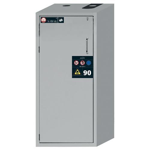 Armoire de sécurité S-CLASSIC-90, ASECOS®, mi-haute, 1 porte (charnière gauche)