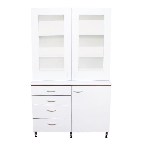 Armoire double corps, 1200 x 600 mm, SIDPA®, poignée courbée