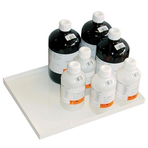 Bac de rétention en PVC pour compartiment acide pour armoire série 14, TRIONYX®