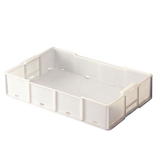 Bac en plastique, forme basse, avec trous de drainage