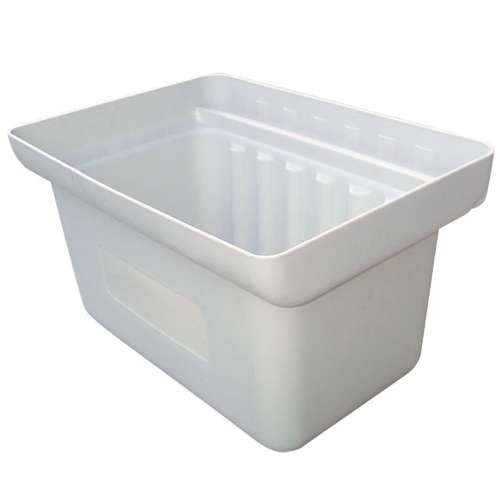 Bacs / poubelles amovibles pour chariots multi-usages ; 350 x 240 x 200, gris clair
