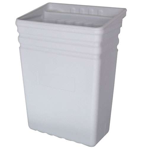 Bacs / poubelles amovibles pour chariots multi-usages ; 350 x 240 x 470, gris clair