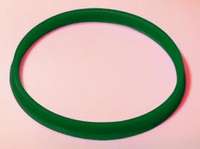 Bague de deversement en PP, verte, GL45, paquet de 10