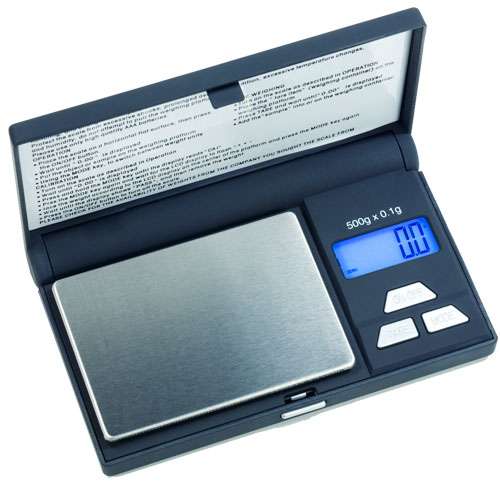 Balance de poche de précision 0.1 g - Portée maxi : 500 g