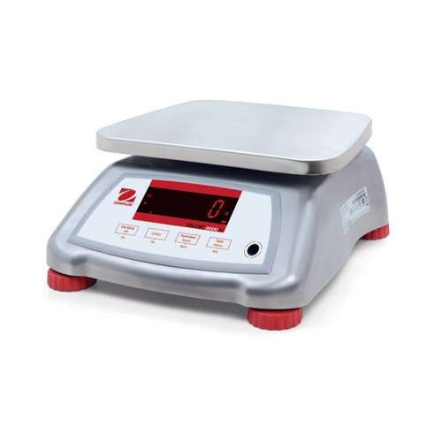 Balance Valor 2000 OHAUS®, boîtier acier inoxydable, portée 1.5kg, précision 0.2g, plateau 242x190mm