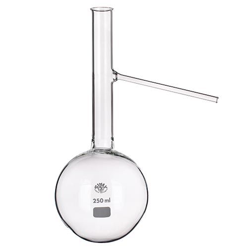 Ballon à distiller, fond rond, en verre borosilicaté 3.3, LAB-ONLINE®