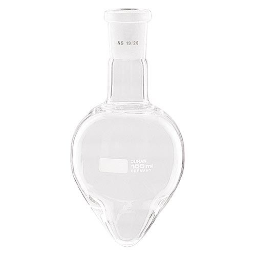 Ballon forme de coeur (piriforme), rodé, verre DURAN®