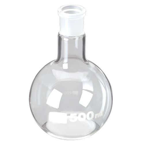 Ballon monocol à fond plat en verre - gamme économique