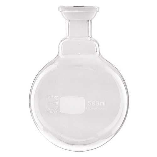 Ballon récepteur en verre DURAN®(recette) avec revêtement plastifié, pour évaporateur