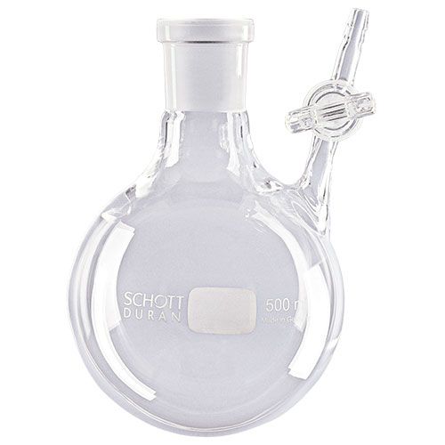 Ballon Schlenk en verre DURAN®, avec robinet verre
