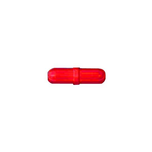 Barreau aimanté octogonale en PTFE, avec anneau central – rouge