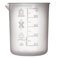 Becher en PFA forme basse, graduation relief