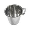 Becher inox, non gradué, avec bec - avec anse
