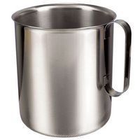 Becher sans bec verseur, avec anse, INOX®